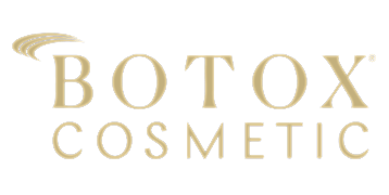 Botox Cosmetic logo design on black background