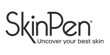 SkinPen logo with tagline about skin improvement.